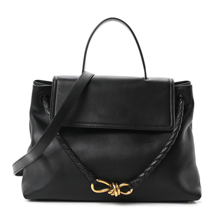 Silky Calfskin Medium Ciao Ciao Black
