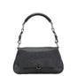 Prada Triangle Logo Plate Leather Shoulder Bag