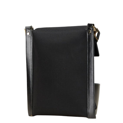 Gucci Shoulder Bag Leather Nylon Canvas