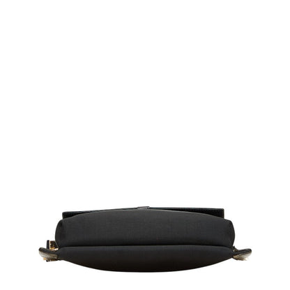 Gucci Shoulder Bag Leather Nylon Canvas
