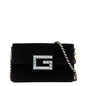 Gucci G Square Velour Shoulder Bag
