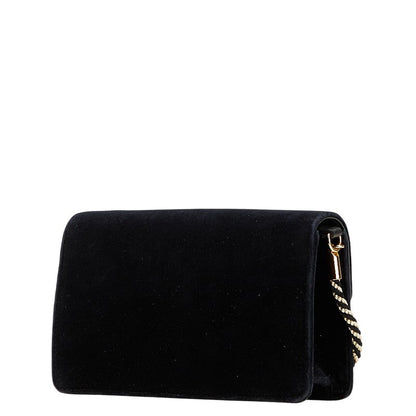 Gucci G Square Velour Shoulder Bag