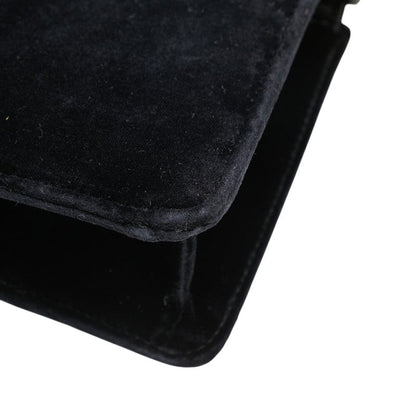 Gucci G Square Velour Shoulder Bag