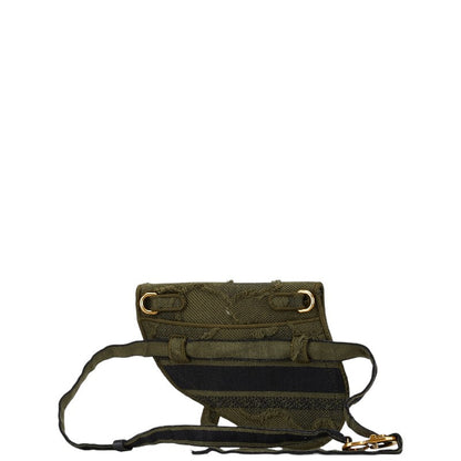 Dior Saddle Bag Canvas Shoulder Bag