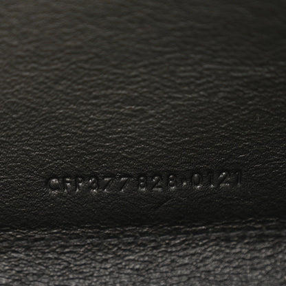 Grain De Poudre Matelasse Chevron Monogram Chain Wallet Crema Soft