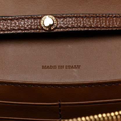 Derby Calfskin House Check Mini Hampshire Crossbody Tan