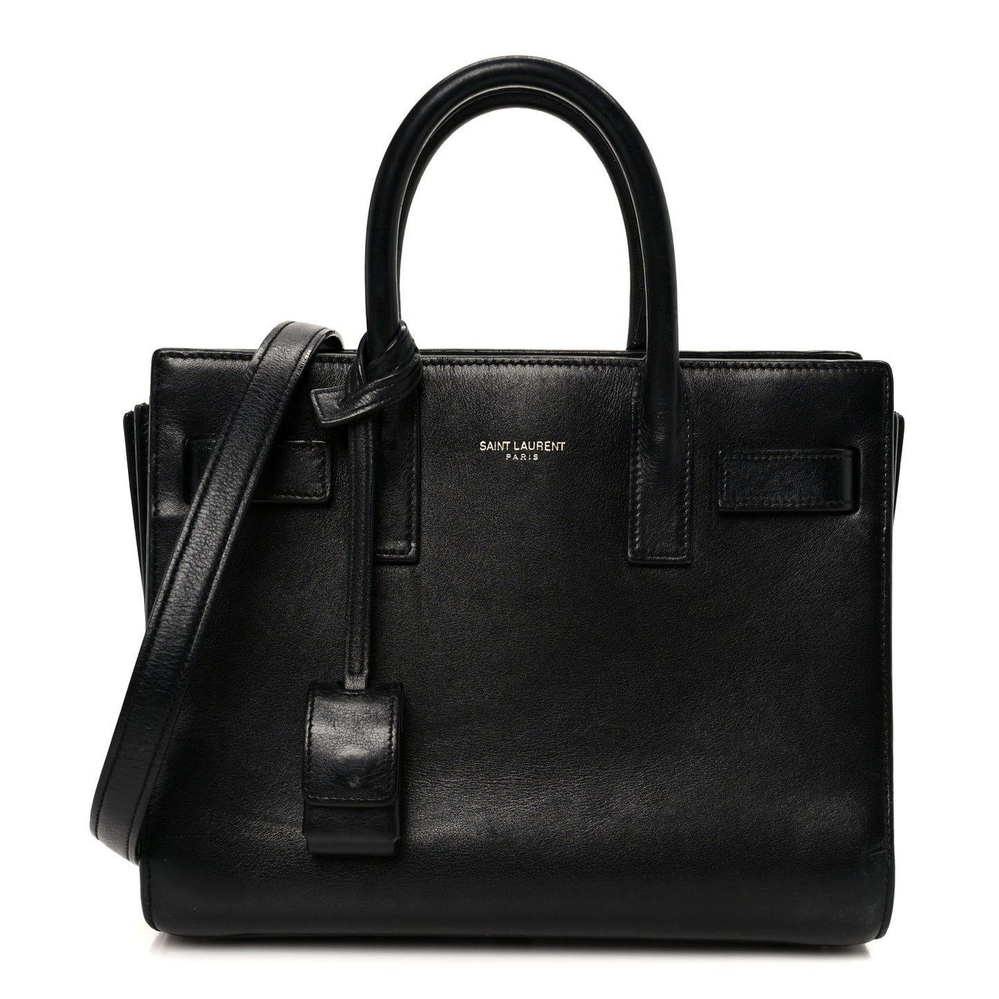 Calfskin Nano Sac De Jour Black