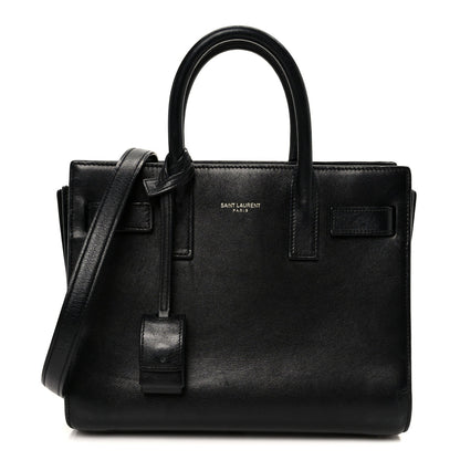 Calfskin Nano Sac De Jour Black