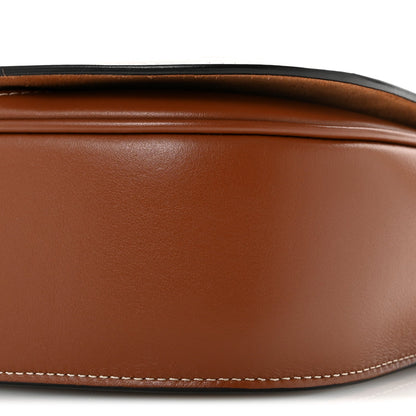 Smooth Calfskin Cuir Triomphe Folco Crossbody Bag Tan