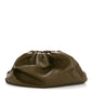 Smooth Butter Calf The Pouch Oversized Clutch Kaki Fondent