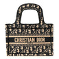 Oblique Mini Book Tote Blue Multicolor