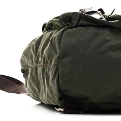 Tessuto Nylon Vela Small Backpack Fumo