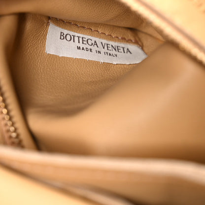 Lambskin Maxi Intrecciato Cassette Crossbody Bag Almond