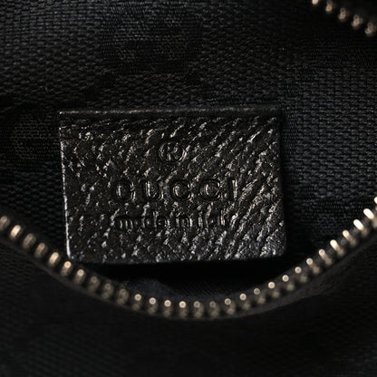 GG Monogram Double Pocket Belt Bag Black