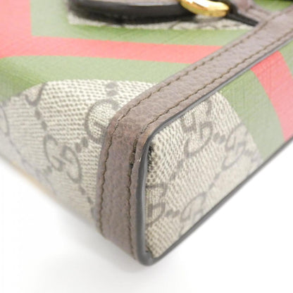 Gucci GUCCI HORSEBIT 1955 GG Supreme Canvas Leather Shoulder Bag