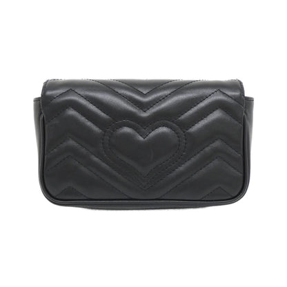 Gucci GG MARMONT Quilted Chevron Leather Shoulder Bag