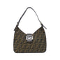 Fendi 26569 Canvas Shoulder Bag