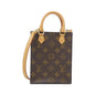 Louis Vuitton Petit Sac Plat Monogram Shoulder Bag