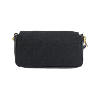 Fendi Baguette Canvas Shoulder Bag