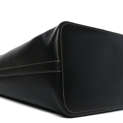 Calfskin Large The Bow Bag Black
