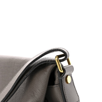 Calfskin Medium Shaded Jennifer Crossbody Bag Grey