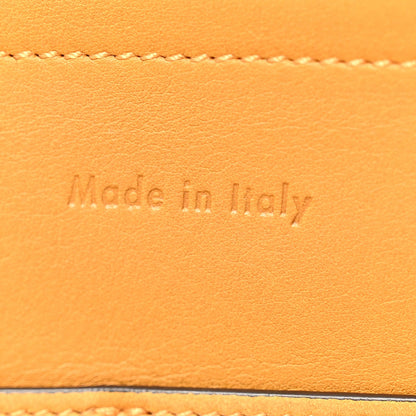 Supple Natural Calfskin Medium Tri-Fold Bag Ocre