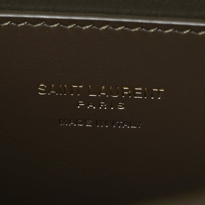 Box Calfskin Mini Voltaire Shoulder Bag  Deep Musk