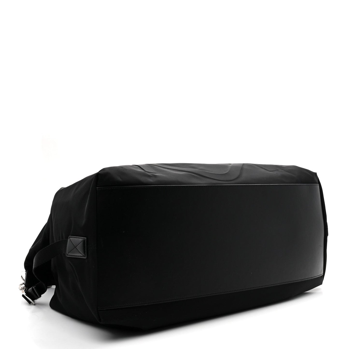 Nylon Signature Duffle  Black