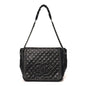 Calfskin Quilted Istanbul Accordion Large Flap Black