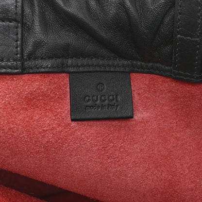 Calfskin Coco Capitan Logo Drawstring Backpack Hibiscus Red