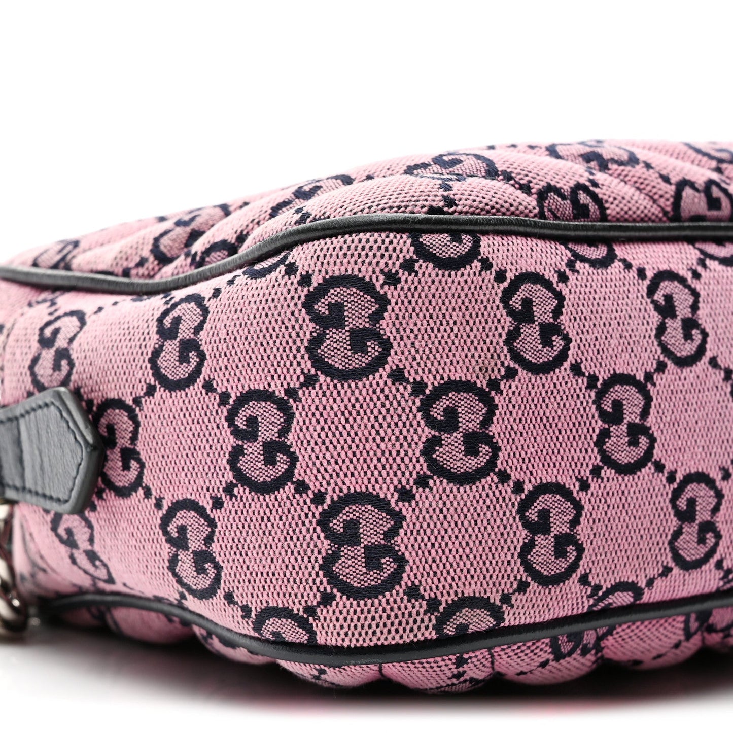 Monogram Multicolor Matelasse Diagonal Small GG Marmont Chain Shoulder Bag Pink Blue