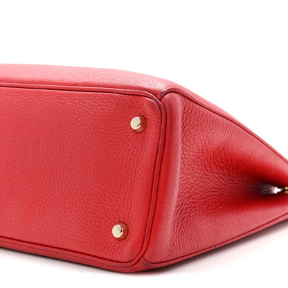 Calfskin Medium Diorissimo Tote Red