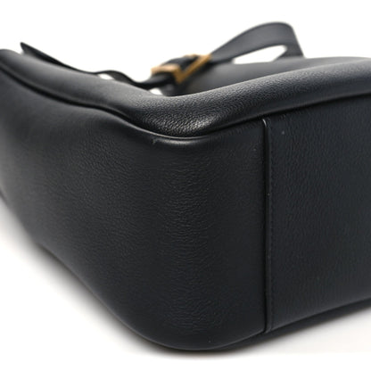 Smooth Calfskin Small Le 5 A 7 Soft Hobo Black