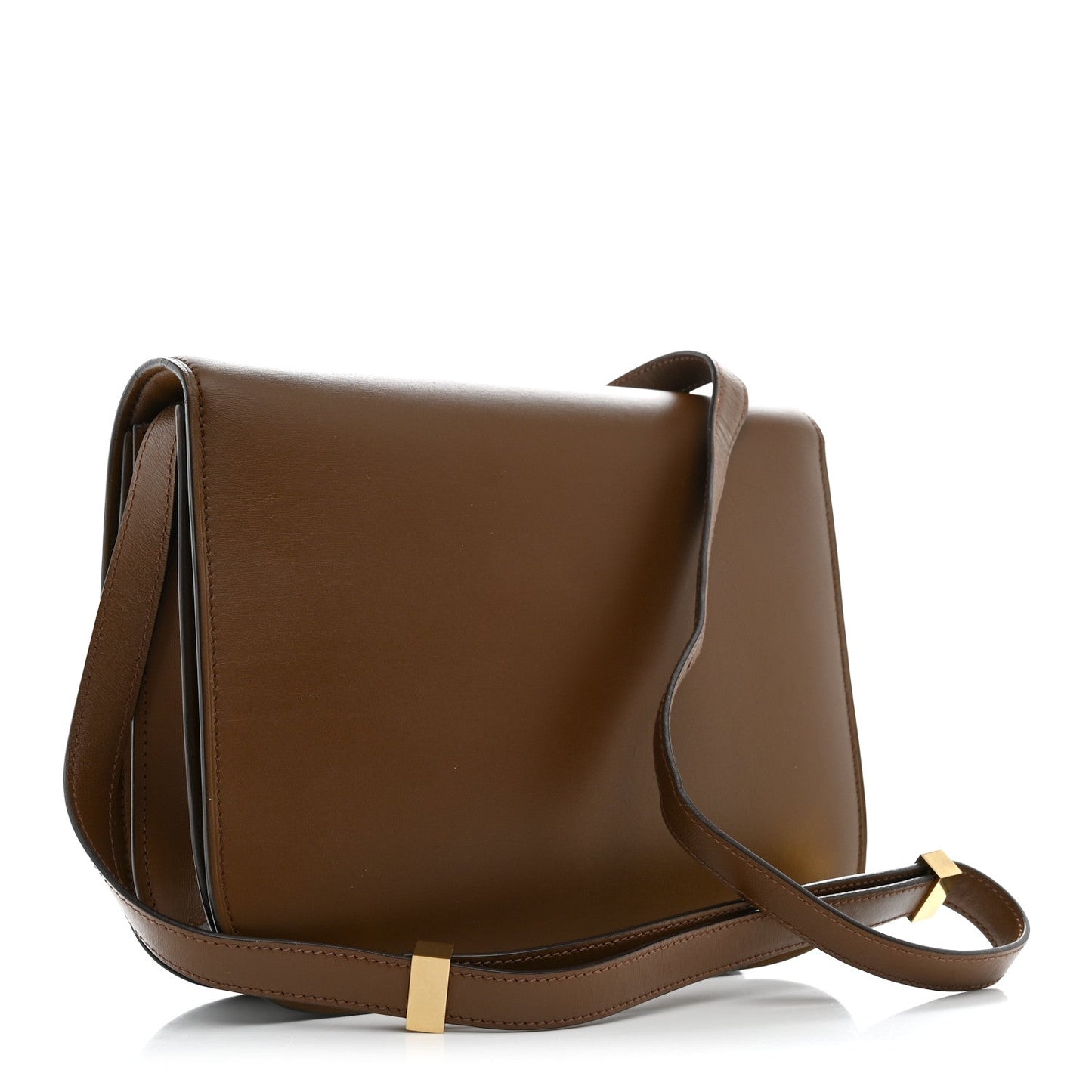 Box Calfskin Medium Classic Box Flap Bag Camel