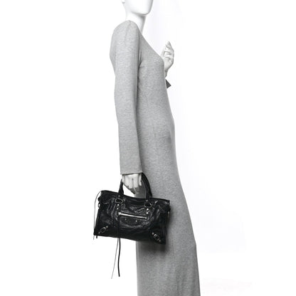 Agneau Arena Silver Hardware Small Le City Black