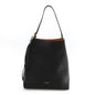 Grained Calfskin Low Key Hobo MM Black