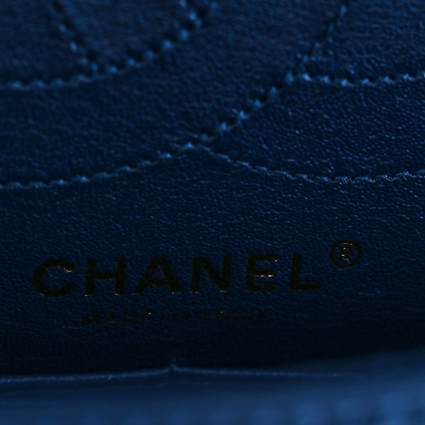 Metallic Calfskin Quilted 2.55 Reissue 225 Flap Blue