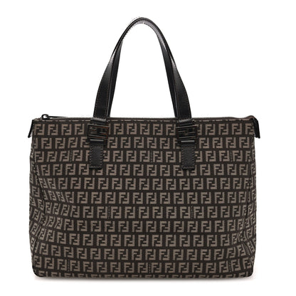 Zucchino Vitello Roll Tote Tobacco