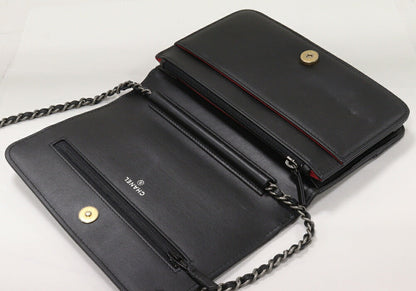 Chanel Calf Gabrielle Chain Wallet Shoulder Bag A84389
