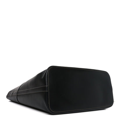 Calfskin Large The Bow Bag Black