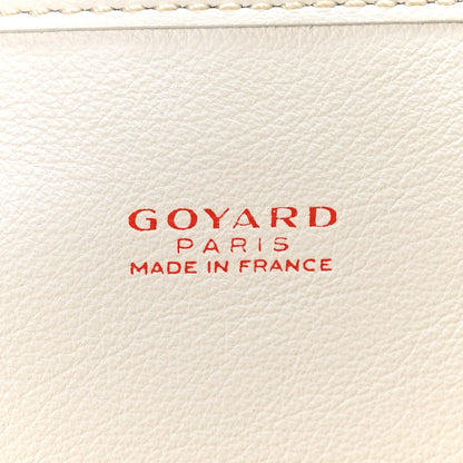 X PEANUTS Goyardine Reversible Anjou GM White