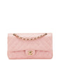 Chanel Matelasse 25 Double Flap Caviar Skin Shoulder Bag