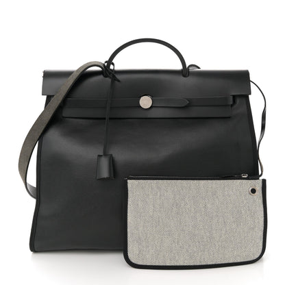 Toile H Berline Vache Hunter Herbag Zip 39 MM Black Ecru