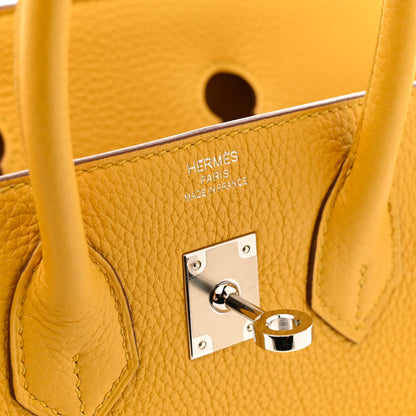 Togo Birkin 25 Jaune Ambre