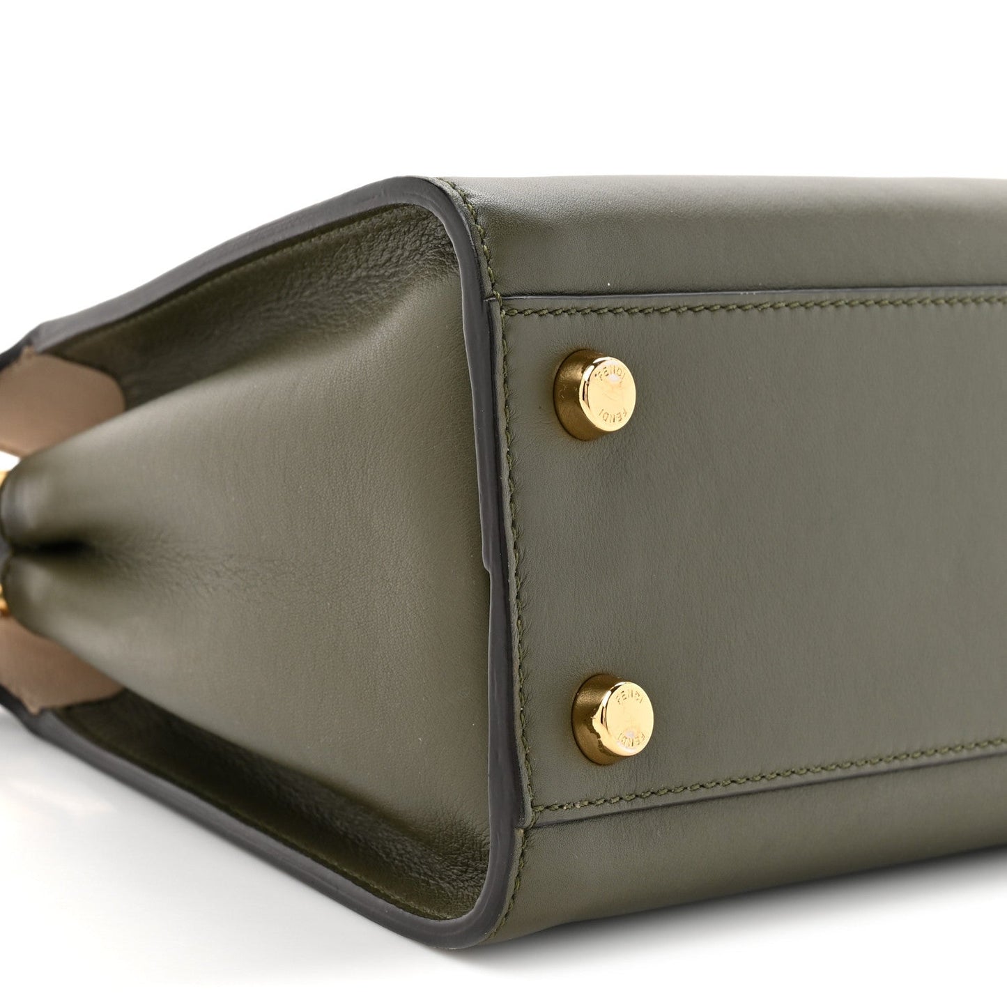 Vitello Tahiti Burro Medium Peekaboo Iconic Essentially Satchel Asparago Camelia