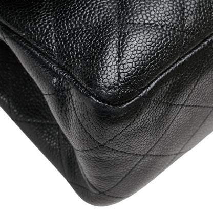 Chanel Coco Mark Matelasse Caviarskin 2way Shoulder Bag