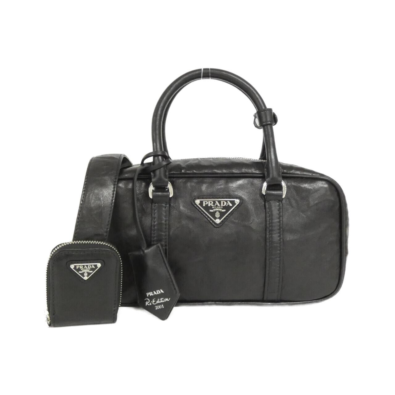 Prada 1BB098 Nappa Antique Shoulder Bag