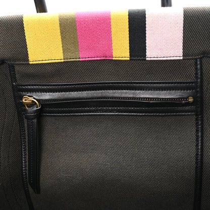 Canvas Striped Medium Phantom Luggage Multicolor