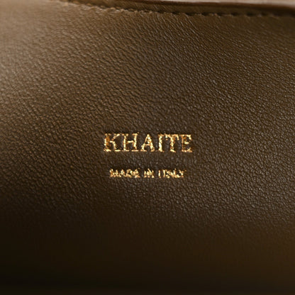 Suede Calfskin Medium Lotus Tote Mud