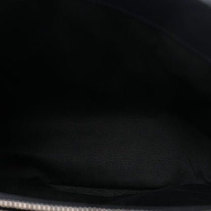 Calfskin Y Quilted Monogram Medium Loulou Chain Satchel Deep Marine